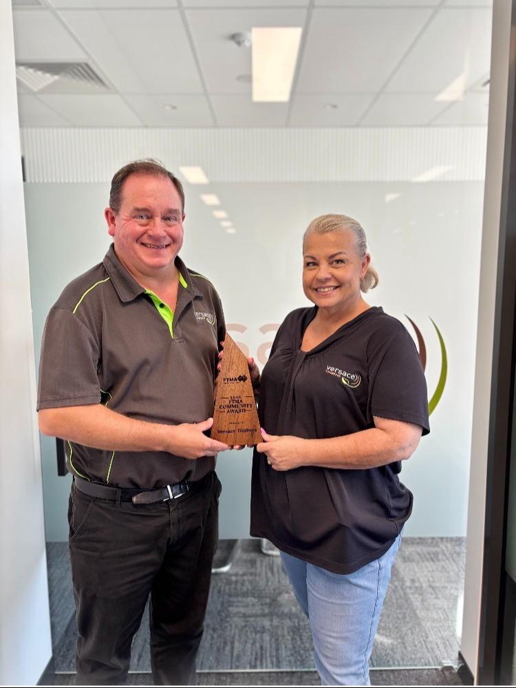 Versace Timbers has been honoured with the 2026 FTMA Community Award, recognising the company’s longstanding commitment to supporting the community and making a meaningful impact beyond business.